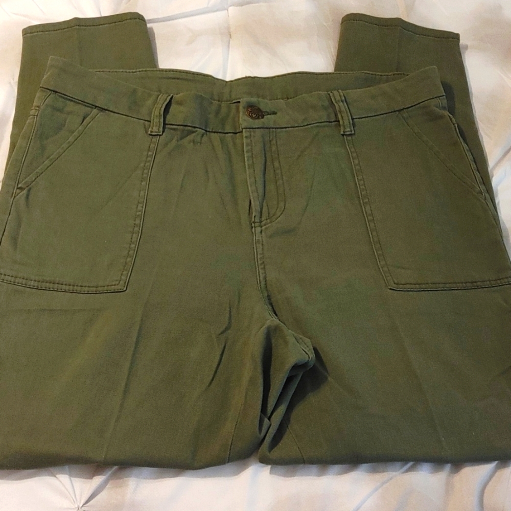 Lane Bryant green jeans/pants size 16 - Picture 1 of 9